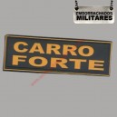 NOME PORTA TRECO CARRO FORTE(AMARELO)